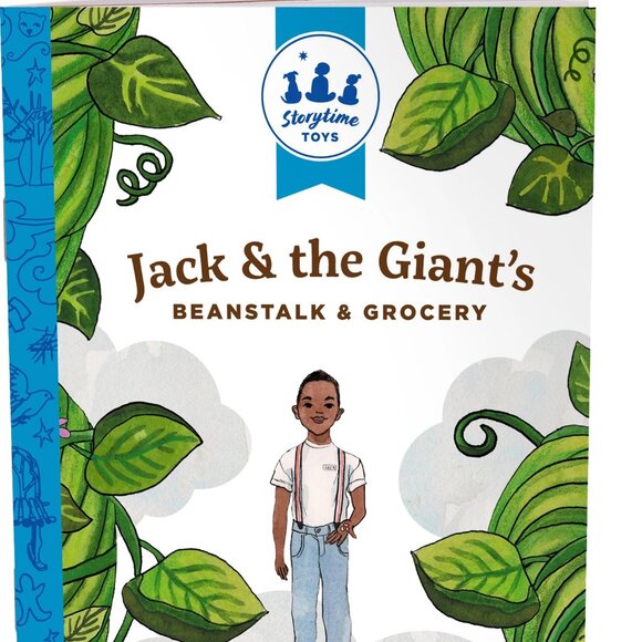 Storytime Toys Jack & the Giant's Grocery & Beanstalk Book and Playset - Picture 2 of 3